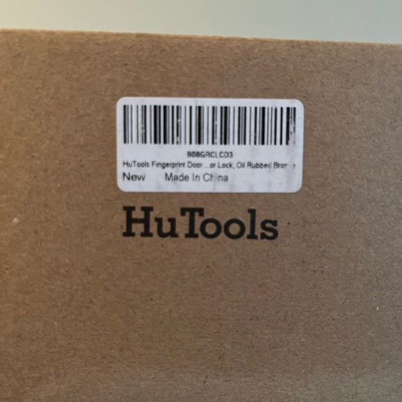 HuTools Fingerprint Deadbolt Door Lock KSO2. Brand new in box. Parts unopened - Picture 2 of 6